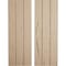 Ekena Millwork Rustic Three Board Joined Board-n-Batten Hand Hewn Faux Wood Shutters w/No Batten, 16 1/2W x 76H, PR SHUBJN16X76HHPR - alternate 1
