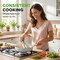 Nutrichef 14-Piece pots and pans Set Ceramic Cookware Set, White NCCWST14WDBG - alternate 3