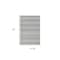 Homeroots 8' Beige And Gray Striped Distressed Indoor Outdoor Runner Rug 559068 - alternate 5
