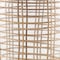 Homeroots 15" Clear And Natural Glass Round Floor Vase With Wrapped Rattan 608577 - alternate 5