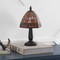 Jonathan Y Carter Tiffany-Style 12" LED Table Lamp, Red/Yellow JYL8016B - alternate 8