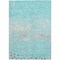 Homeroots 3' X 5' Aqua And Teal Blue Abstract Washable Indoor Outdoor Area Rug 609444 - alternate 9