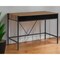 Homeroots 43" Wood Brown and Black Writing Desk With Two Drawers 543784 - alternate 1