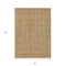 Homeroots 3' X 5' Gold Gray And Ivory Striped Washable Indoor Outdoor Area Rug 597385 - alternate 6
