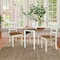 Whitewood Industries Rectangular Small Dual Drop Leaf Dining Table W/ 2 Madrid Chairs, 36 in W, 29 in L, 22 in H K79-2236D-C2-2 - alternate 5