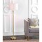 Jonathan Y Evelyn 60" Crystal / Metal LED Floor Lamp, Brass Gold/Clear JYL2030A - alternate 6