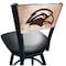 Holland Bar Stool Co 30" Blk Wrinkle Southern Miss Swivel Bar Stool, Laser Engraved Back L03830BWMedMplASouMisBlkVinyl - alternate 1