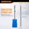 Powertec CNC Single Flute Solid Carbide End Mill, 4mm Cut Dia., 12mm L, 4mm Shank, Up-Cut Router Bits, 4PK 73072 - alternate 6