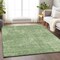 Homeroots 3' X 5' Green And Light Green Geometric Washable Indoor Outdoor Area Rug 594539 - alternate 9