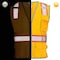 Dome75 Hi-Vis Safety Vest 4X/5X Class Non-ANSI/Enhanced Visibility , Zipper 6 Pockets, 2 Mic Tab DV2183 - alternate 4