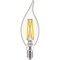 Philips LED Bulb BA11 E12 (Candelabra) Soft White 60 Watt Equivalence Clear, 3PK 566687 - alternate 6