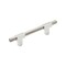 Amerock Urbanite 3-3/4 in 96 mm Center-to-Center Polished Chrome/Satin Nickel Cabinet Pull BP7789626G10 - alternate 1