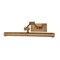 Troy Lighting Isaac Integrated LED Picture Light, Patina Brass, 16 In x 3.25 In B4203-PBR - alternate 2