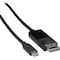 Black Box BLACK BOX USB-C Adapter Cable, USB-C To Displayport Adapter, 4k60, Dp 1.2 Alt Mode, 3-ft. VA-USBC31-DP12-003 - alternate 5