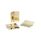 Global Door Controls 4.5 in Leaf W x 4.5 in Leaf H, Bright Brass CP4545-US3-M - alternate 3