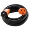 Ac Works SOOW; Cold Weather Extension Cord, 12 AWG, Indoor/Outdoor, 12/3, 1 Outlets, L6-20R, Black, Rubber L620PR-010 - alternate 1
