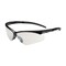 Bouton Optical Semi-Rimless Safety Glasses with Black Frame, Clear Lens and Anti-Scratch Coating 250-28-0000 - alternate 1