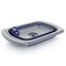 Oster Bluemarine 4 Quart Over the Sink Collapsible Silicone Strainer in Blue 82969.01 - alternate 6