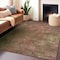 Homeroots 8' X 10' Green Abstract Washable Indoor Outdoor Area Rug 608774 - alternate 6