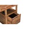 Homeroots 68" Brown Solid Wood Writing Desk and Bookshelf Set With Four Drawers 634357 - alternate 10