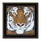 Homeroots Tiger Gaze 2 Black Framed Print Wall Art 404339 - alternate 1
