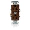 Leviton Dup Rec 20A 125V Self-Gr Brn L5362 - alternate 1