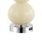 Jonathan Y Cora 22" Classic Vintage Glass LED Table Lamp with USB Charging Port, Cream, 2PK JYL1125A-SET2 - alternate 7