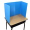 Flipside Blue  Premium Corrugated Plastic Study Carrel Pack of 12 19372-12 - alternate 6