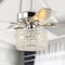 Jonathan Y Brandy 52" 3-Light Crystal Prism Drum LED Ceiling Fan With Remote, Chrome JYL9606A - alternate 9