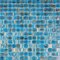 Apollo Tile Celestial 12 in. x 12 in. Glossy Blue and Gold Glass Mosaic Wall and Floor Tile 20 sqft/case, 20PK APLST88BL532A - alternate 1