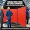 Vevor Welding Screen with Frame 3 Panel 6' x 8' Welding Curtain Screen 12 Wheels XU-2317 - alternate 6