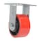 Vestil Polyurethane Rigid Caster 4 In. Diameter x 2 In. Width 792 Lb. Capacity Red/Black CST-VE-4X2PU-R - alternate 4