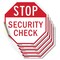 Signmission Stop Security Check, 6 inch X 6 inch, Vinyl Decal, 5PK OC-D-5PACK-6-231 - alternate 1