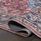 Jonathan Y Alacati Ogee Medallion Non-Slip Machine-Washable Red/Blue/Brown 4 ft. x 6 ft. Area Rug WSH103D-4 - alternate 7