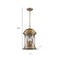 Homeroots Lincoln 4-Light Antique Brass Hanging Light 397955 - alternate 4