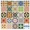 Homeroots 8" X 8" Mediterranean Brights Peel And Stick Removable Tiles 382878 - alternate 6