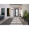 Vdomdoors Front Exterior Prehung FiberGlass Door Frosted Glass / Manux 8102 Matte Black / Sidelight Exterior MANUX8102EXD-BLK-W36+16 x H80-LH - alternate 4