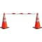 Interstate Safety 4ft to 7ft ABS Extendable / Telescoping Traffic Cone Bar - Red & White 50247 - alternate 5
