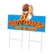 Signmission Hot Dogs Best In Town Yard & Stake plastic coroplast window, C-DC-2436-Hot Dogs Best In Town C-DC-2436-DS-Hot Dogs Best In Town - alternate 1