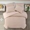 Homeroots Blush Queen Polyester 180 Thread Count Washable Duvet Cover Set 529068 - alternate 6