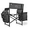 Picnic Time Family Of Brands NCAA South Carolina Gamecocks Fusion Camping Chair with Side Table and Soft Cooler 807-00-679-524-0 - alternate 1