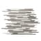 Apollo Tile Gray 11.8 in x 11.8 in Glass Glossy Floor and Wall Mosaic Tile 4.83 sqft/case, 5PK APLCAS88001A - alternate 1