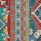 Homeroots 10' X 14' Red Pink And Teal Blue Aztec Washable Indoor Outdoor Area Rug 598507 - alternate 8