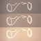 Jonathan Y Lisette 59" Contemporary Minimalist 360 Adjustable Silicone Rope/Metal Dimmable Integrated LED Chand JYL7139B - alternate 7