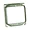Raco Box Cover, 3/4 in L, 4 in W, Square, 2 -Gang, Steel, Gray 8779 - alternate 1