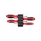Tekton Square Screwdriver Set with Modular Organizers, 4 IN Shanks, 4-Piece, #0-#3 DWQ90100 - alternate 1