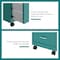 Space Solutions 14.25 in W 2 Drawer Mobile Vertical File Cabinet, Teal 24408 - alternate 12