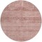 Homeroots 8' Blush And Mauve Round Medallion Washable Indoor Outdoor Area Rug 616102 - alternate 5