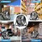 Edendirect 30 inches three speeds high velocity drum fan in black, 360 degrees oscillation, built in handle ZR-FT-30-PLUS-BLACK - alternate 7