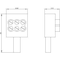 Siemens Triple terminal 3x 2.5 16 mm2, for size NH000, NH00 with Box terminal 3NP1923-1BE20 - alternate 3